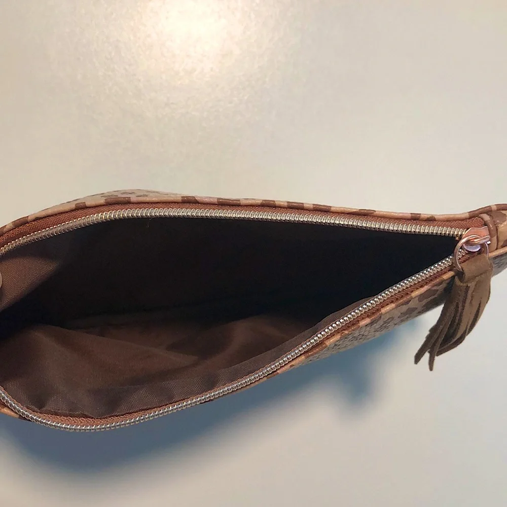 New Leopard Print Makeup Bag